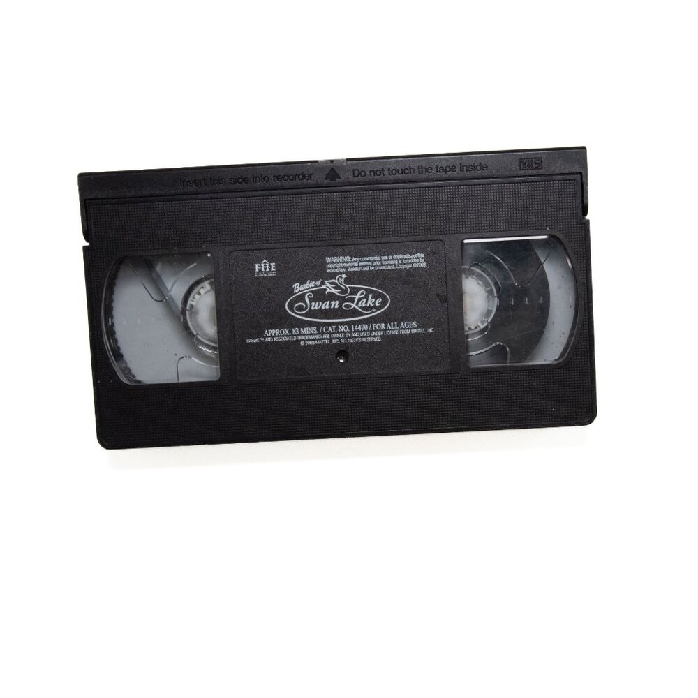 Barbie Of Swan Lake VHS Tape F.H.E. Family Home Entertainment 83 Mins 14470